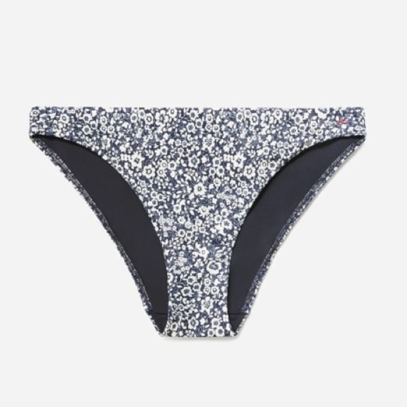 NWT EVERLANE Bikini Bottoms Womens Medium Floral Full Coverage Boho Bohemian - Picture 5 of 9